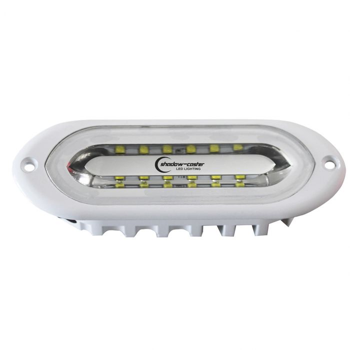 Shadow Caster Scm-sl Spreader Light Great White Led Flush Mount White Housing