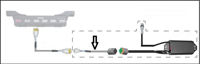 Yamaha 6"" Nmea2000 Agi And Helm Master Adapter